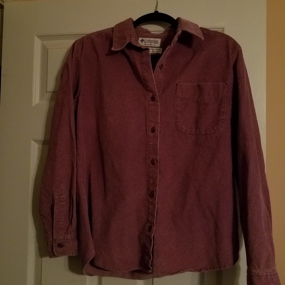 Columbia corduroy ladies blouse